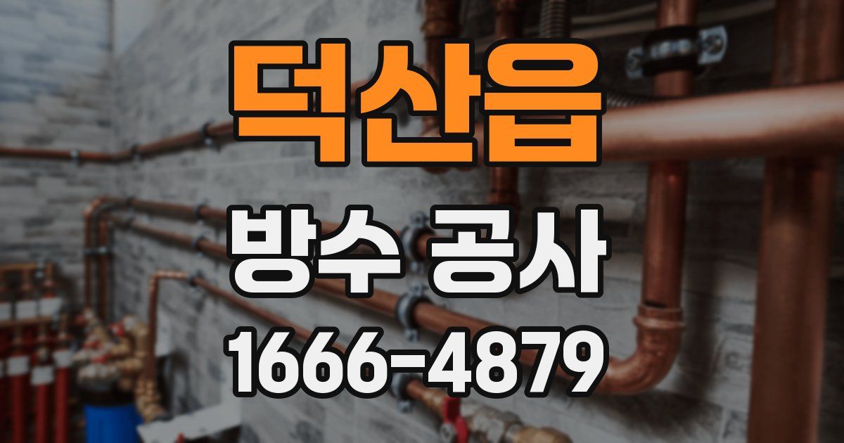 덕산읍 방수 공사