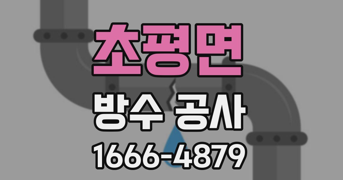 초평면 방수 공사