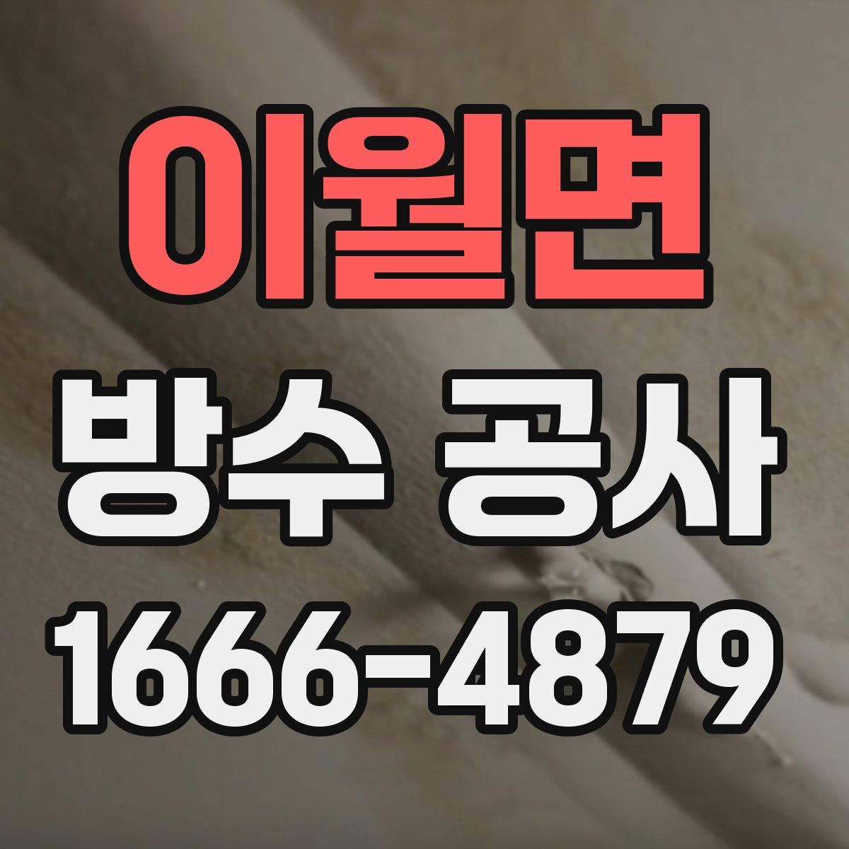 이월면 방수 공사