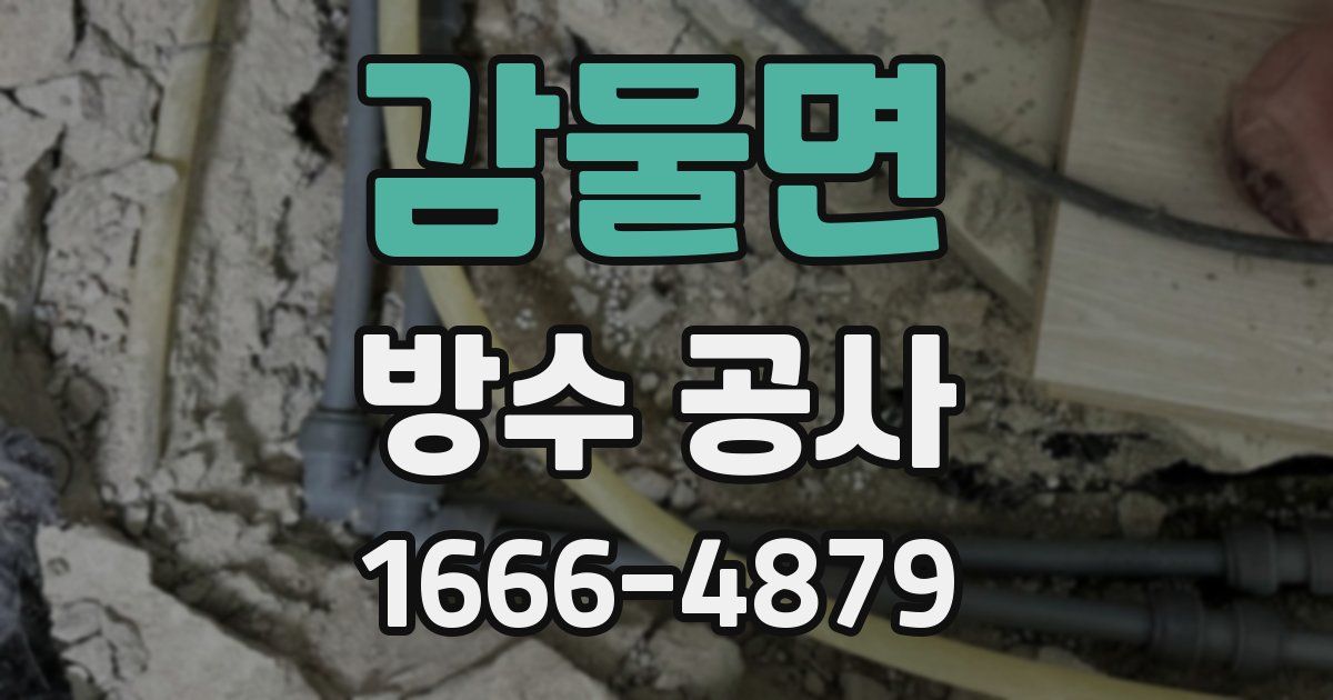 감물면 방수 공사