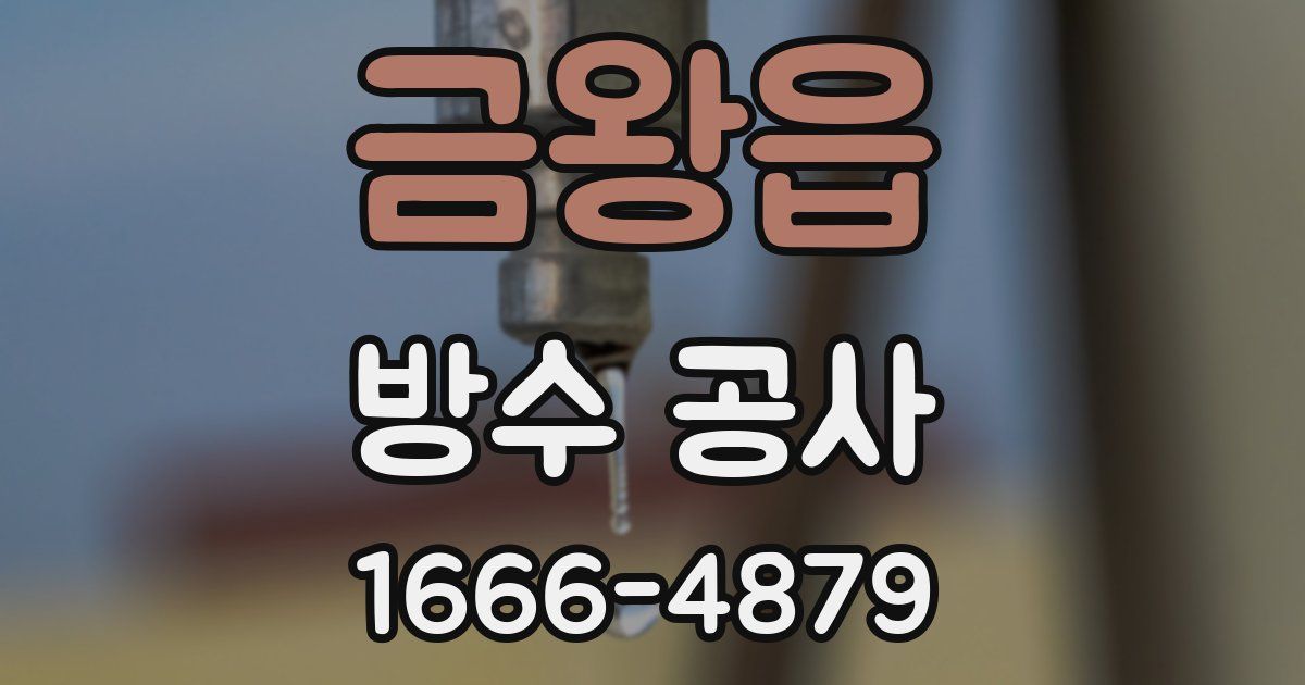 금왕읍 방수 공사