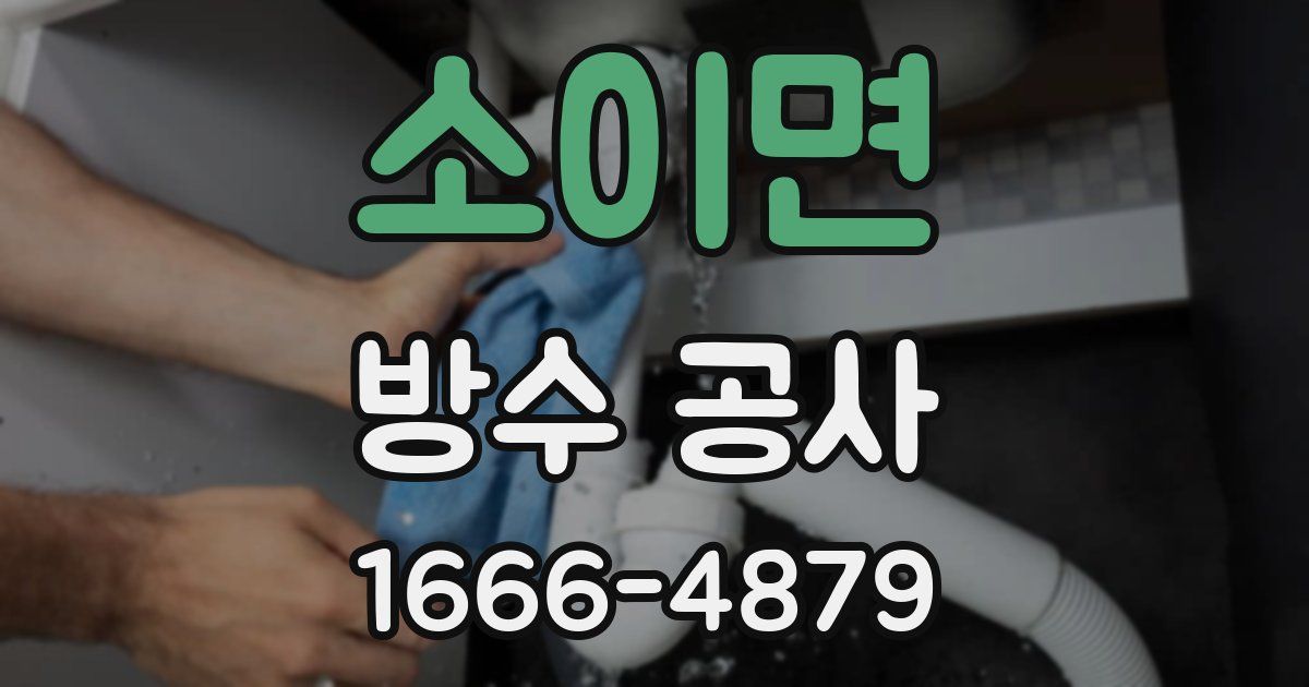 소이면 방수 공사