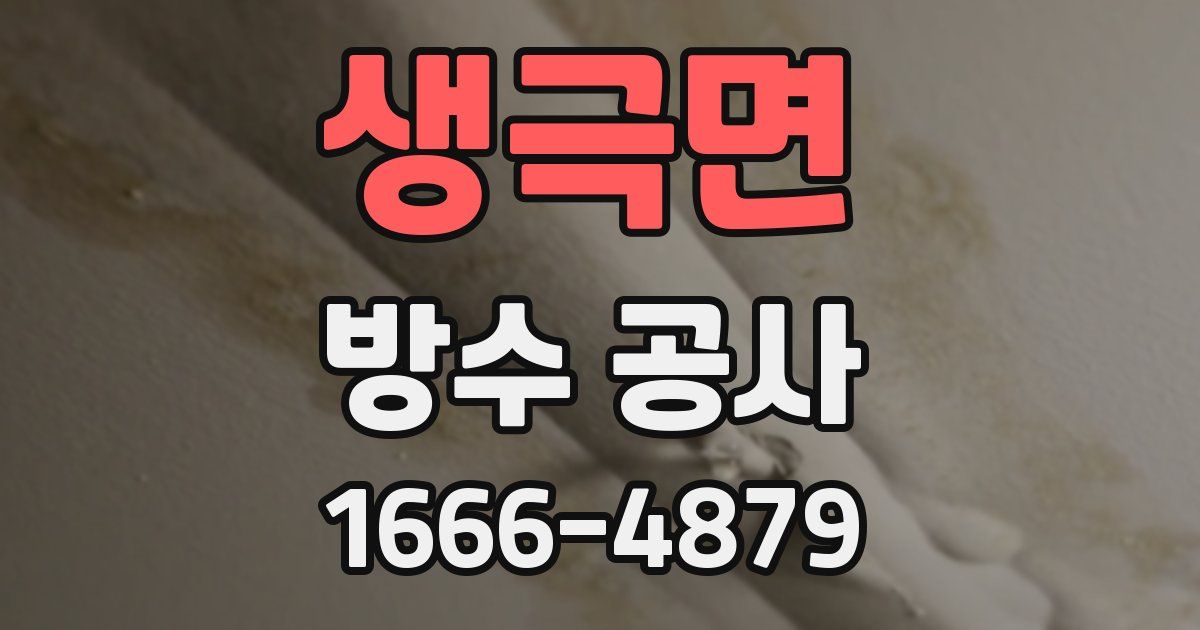 생극면 방수 공사
