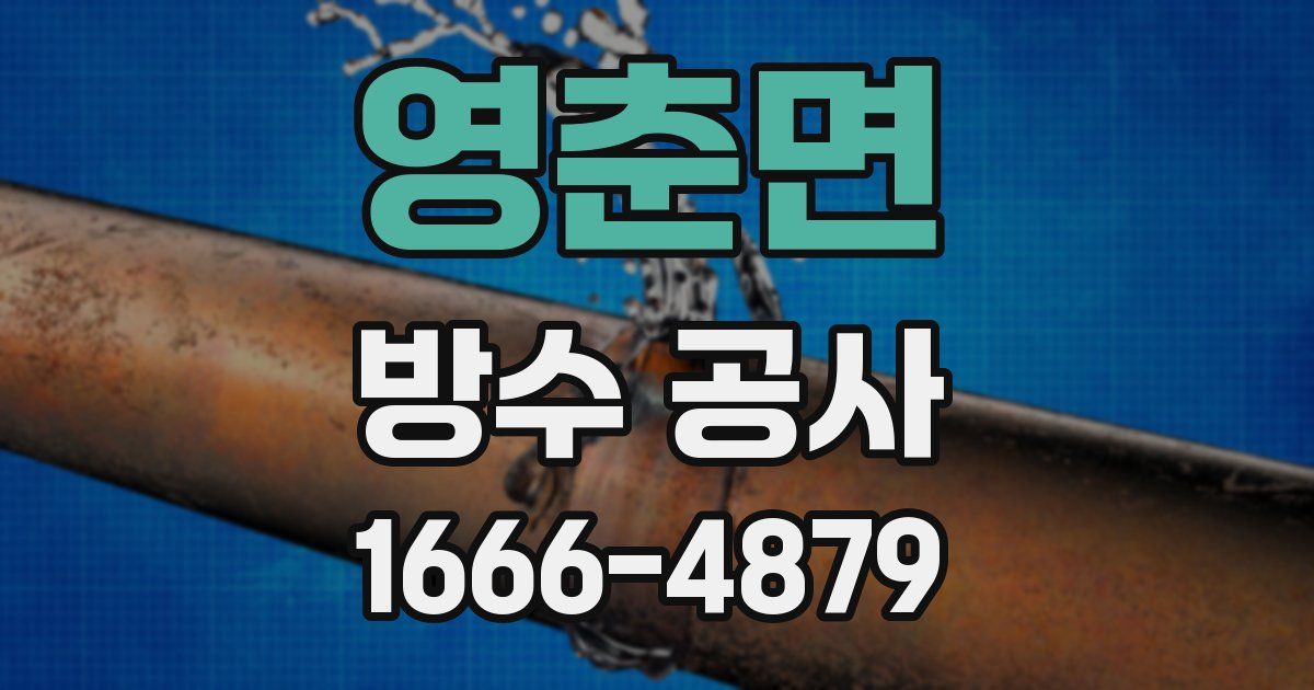 영춘면 방수 공사