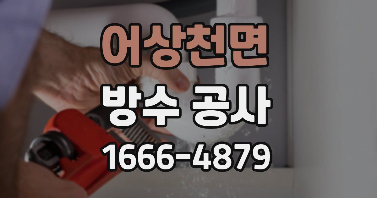 어상천면 방수 공사