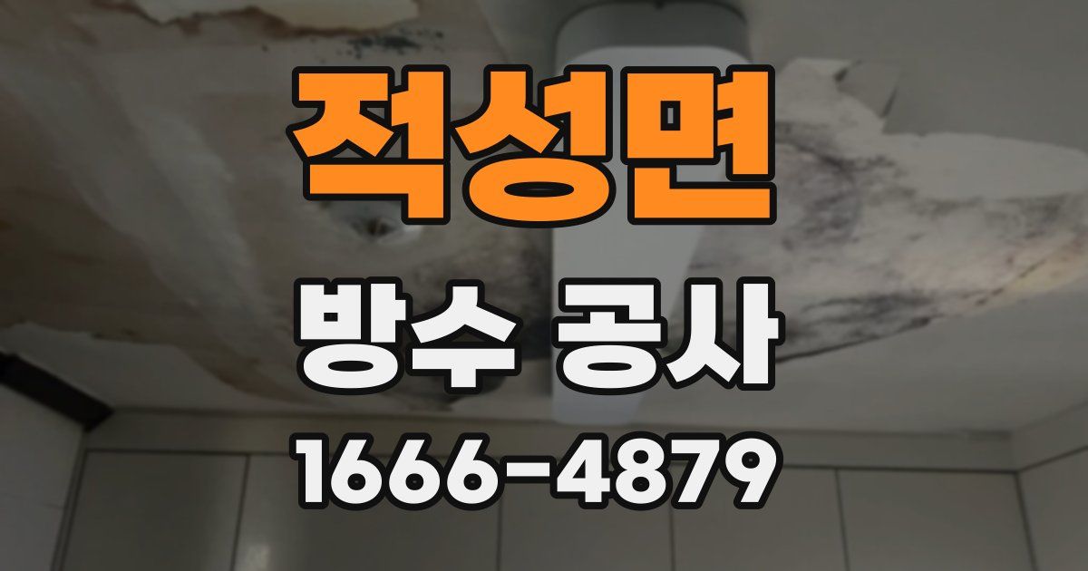 적성면 방수 공사