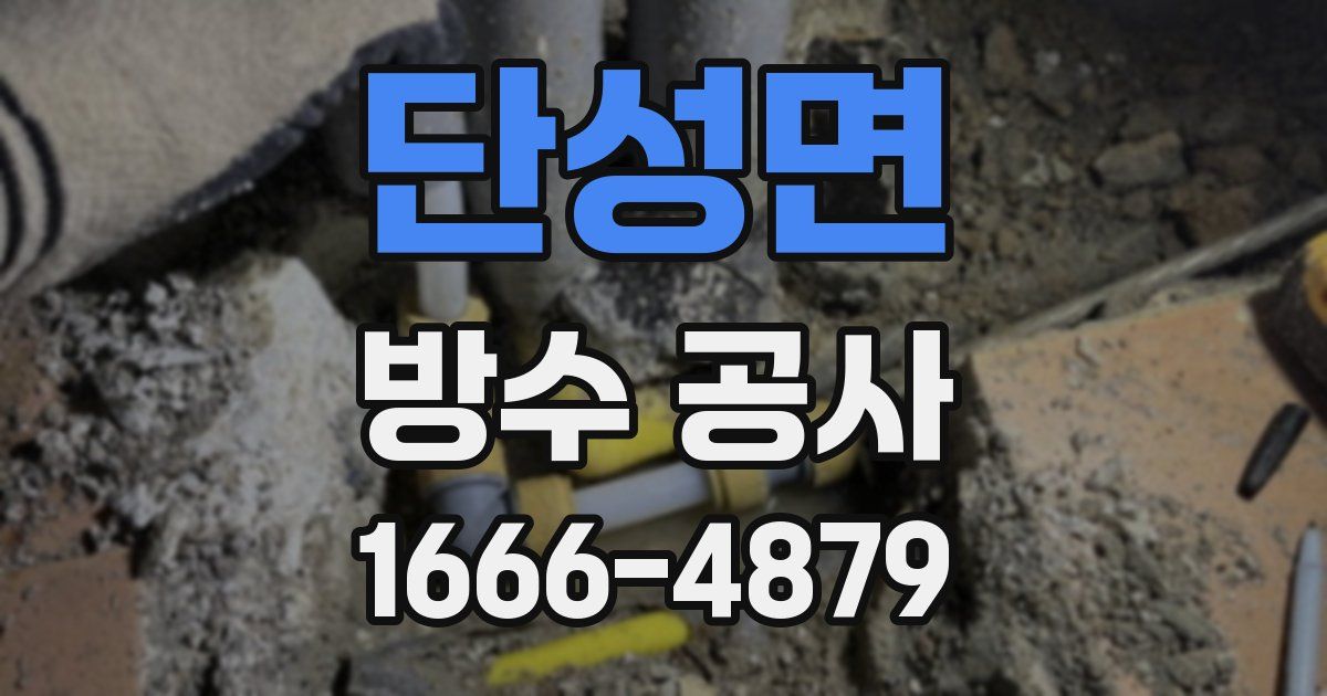 단성면 방수 공사