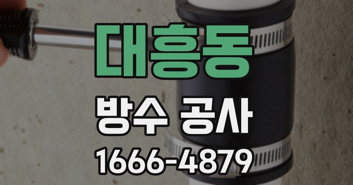 대흥동 방수 공사