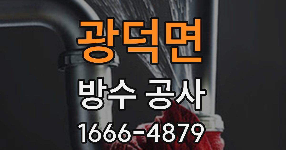 광덕면 방수 공사