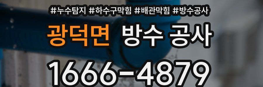 광덕면 방수 공사