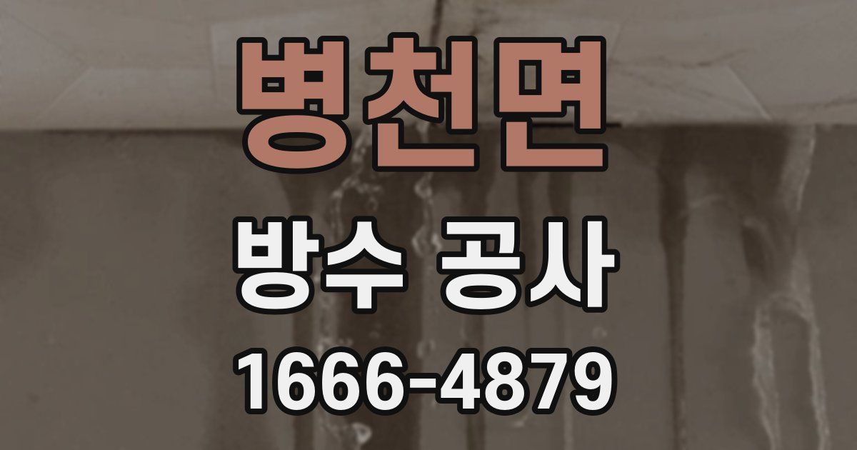 병천면 방수 공사
