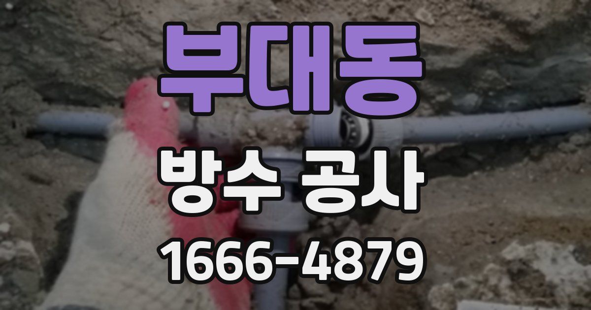 부대동 방수 공사
