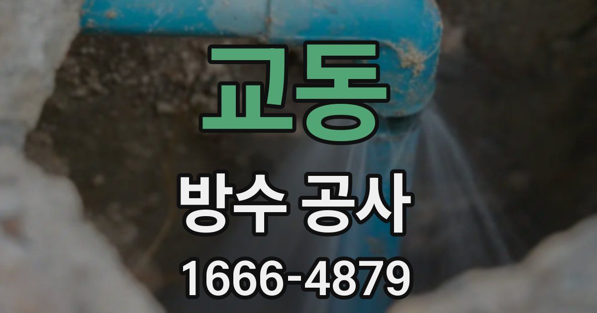 교동 방수 공사