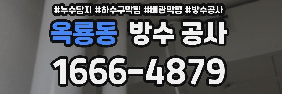 옥룡동 방수 공사