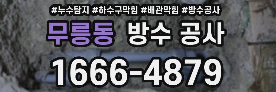 무릉동 방수 공사