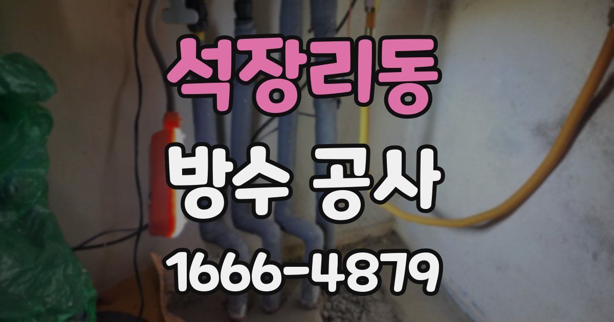 석장리동 방수 공사
