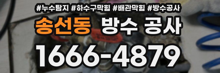 송선동 방수 공사