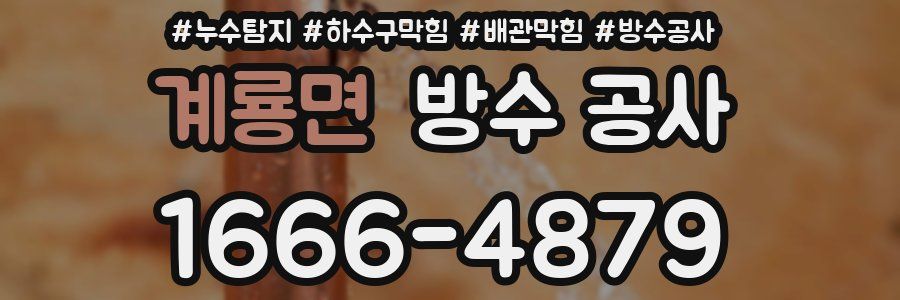 계룡면 방수 공사