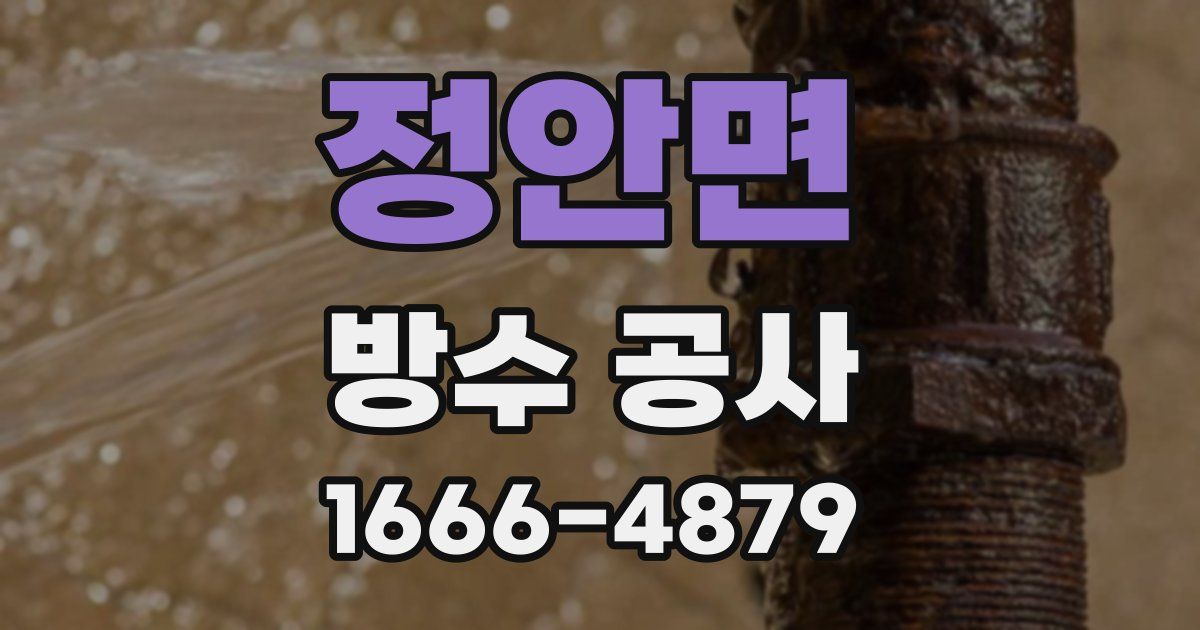 정안면 방수 공사