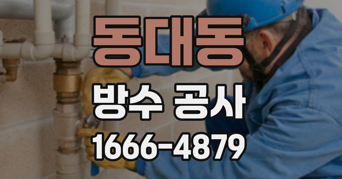 동대동 방수 공사