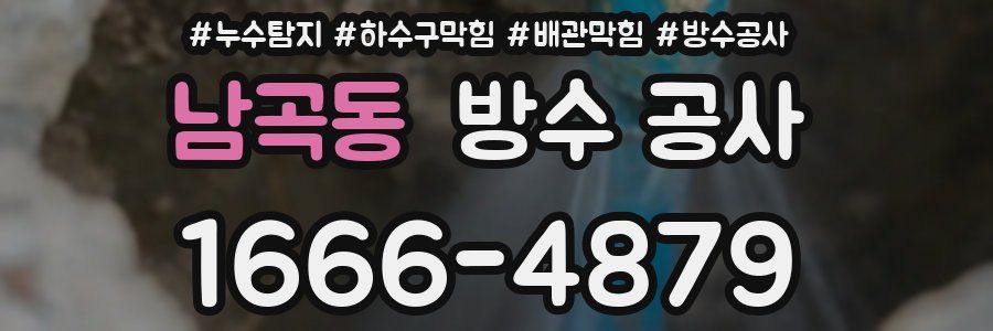 남곡동 방수 공사