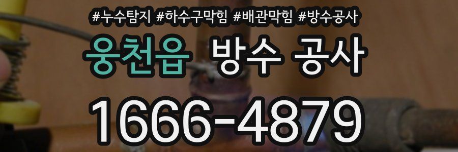 웅천읍 방수 공사