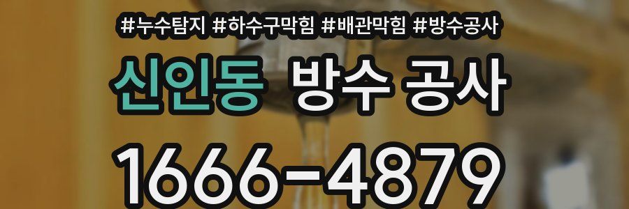 신인동 방수 공사