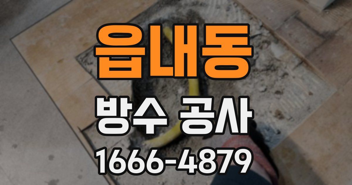 읍내동 방수 공사