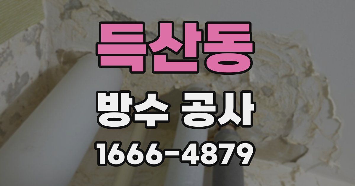 득산동 방수 공사