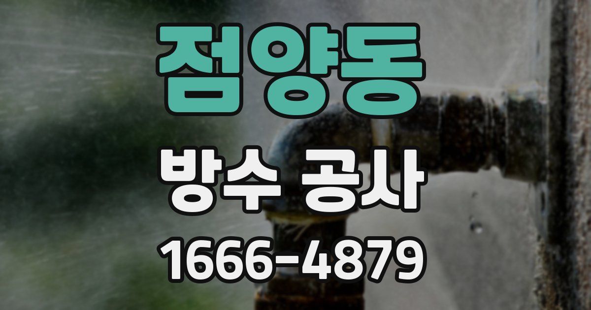 점양동 방수 공사