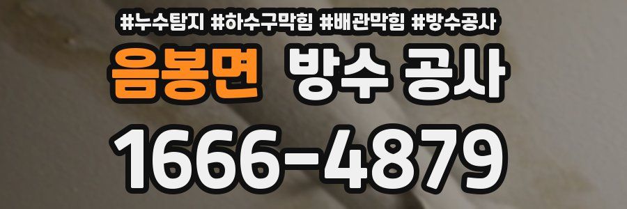 음봉면 방수 공사