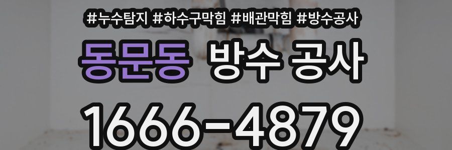 동문동 방수 공사