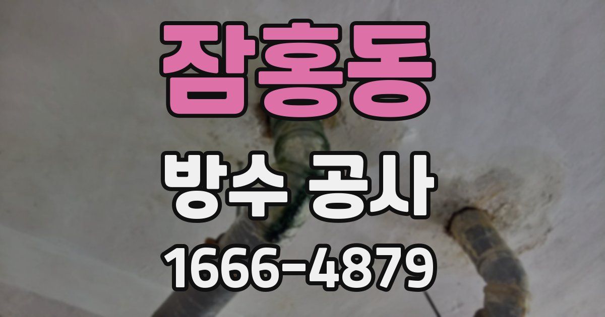 잠홍동 방수 공사
