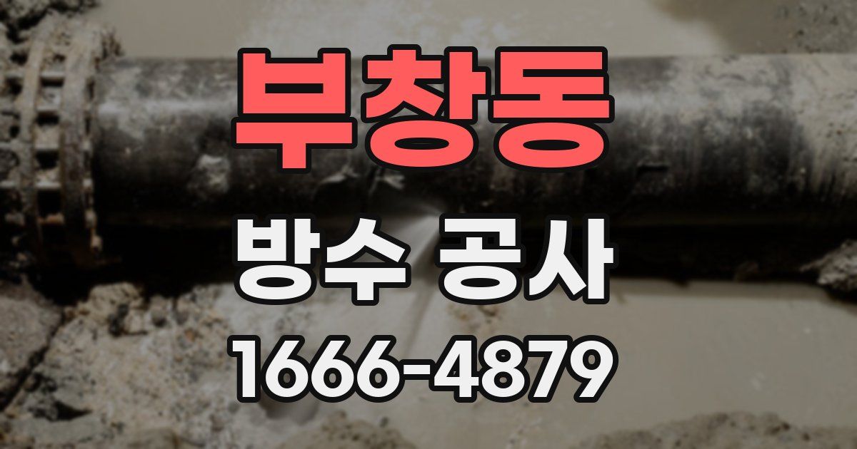 부창동 방수 공사