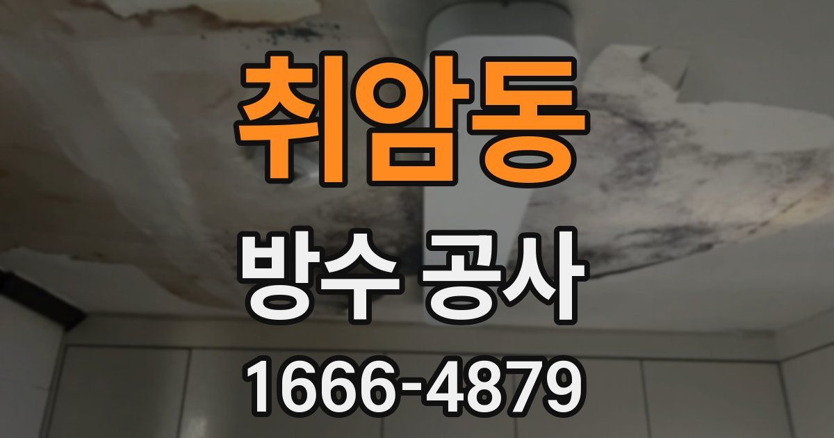 취암동 방수 공사