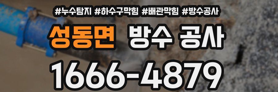 성동면 방수 공사