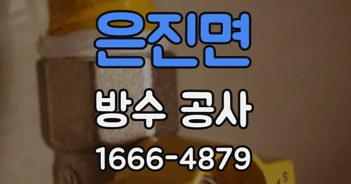 은진면 방수 공사