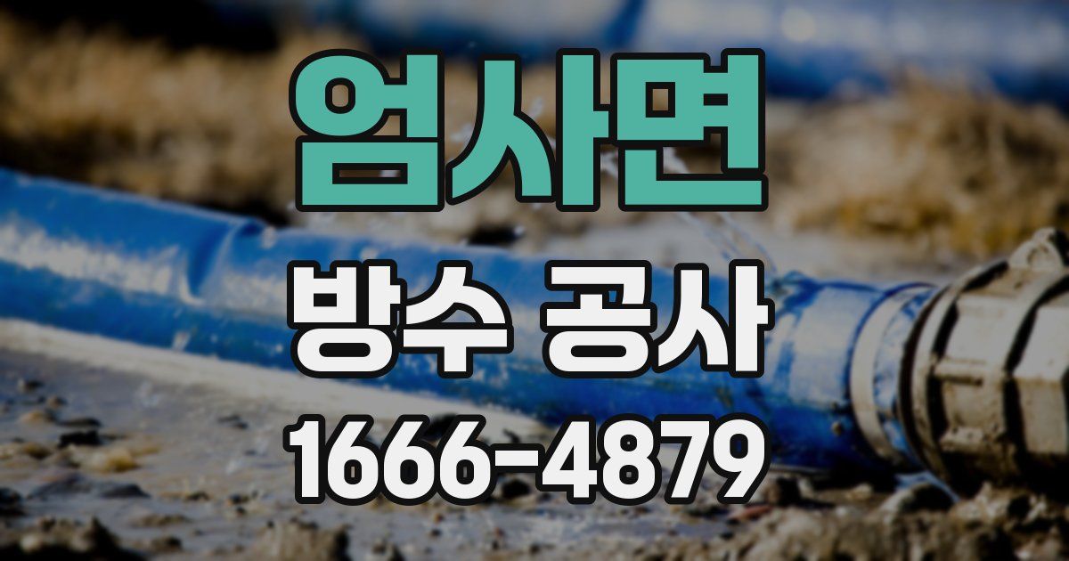 엄사면 방수 공사