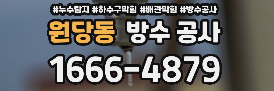 원당동 방수 공사