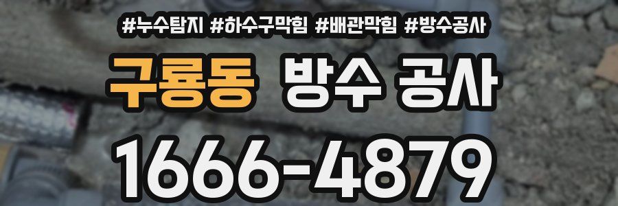 구룡동 방수 공사