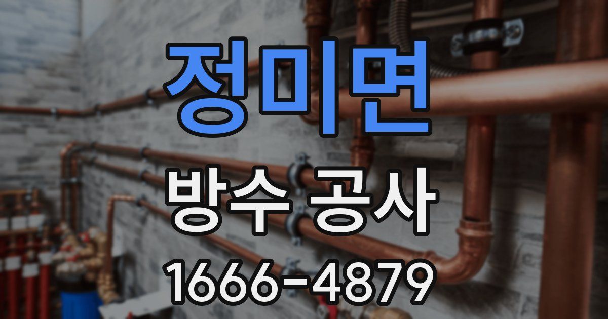정미면 방수 공사