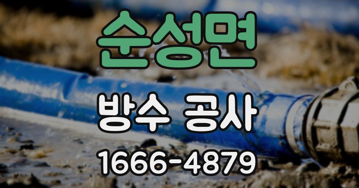 순성면 방수 공사