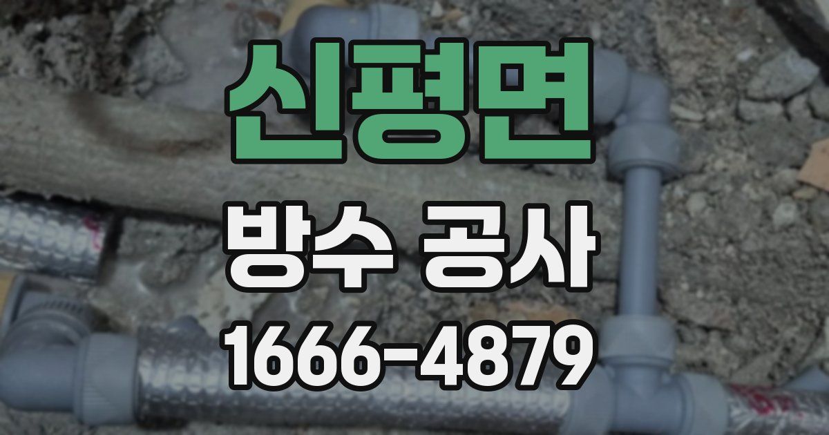 신평면 방수 공사