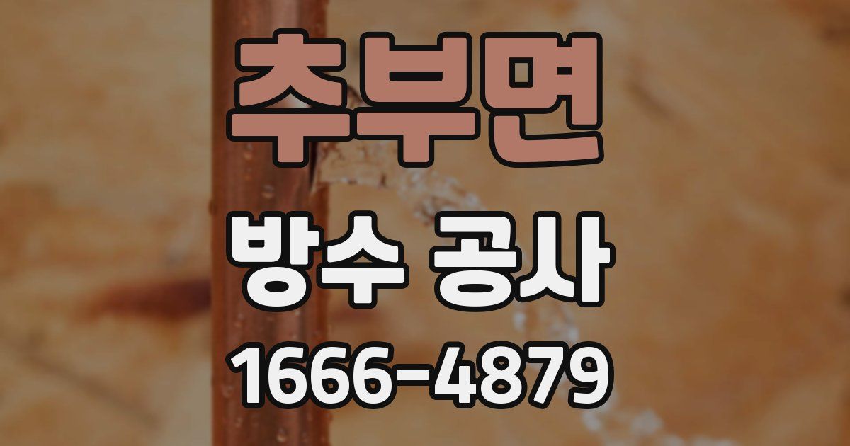 추부면 방수 공사