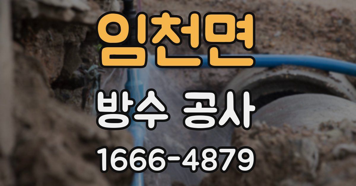 임천면 방수 공사