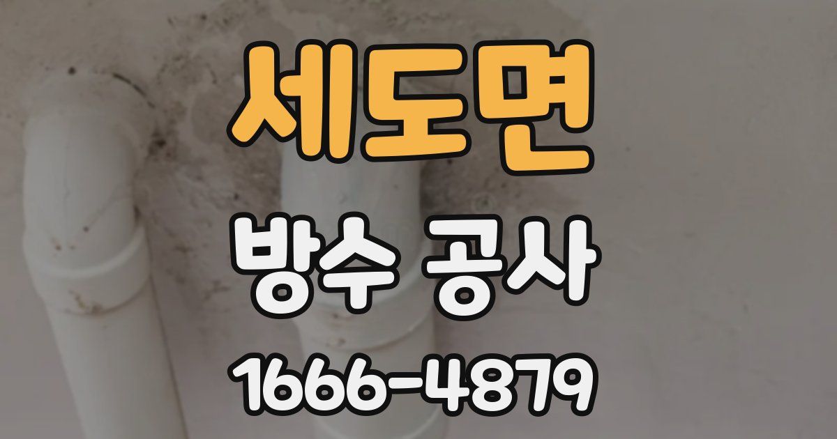 세도면 방수 공사