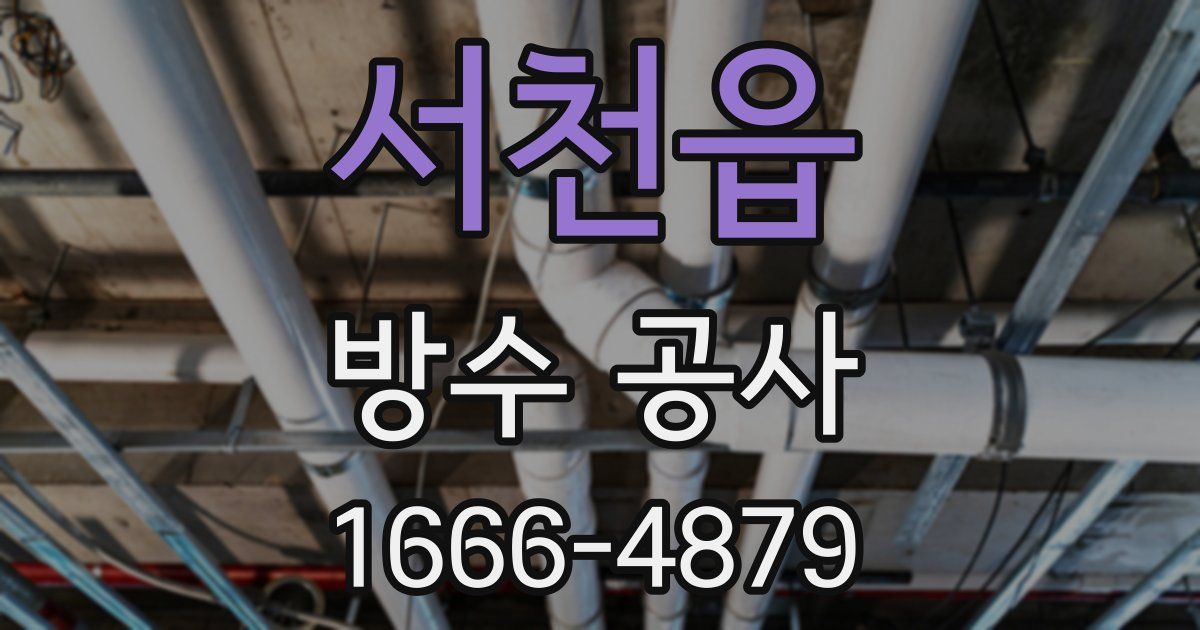 서천읍 방수 공사