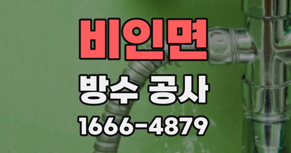 비인면 방수 공사
