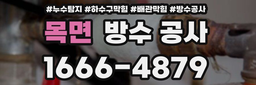 목면 방수 공사