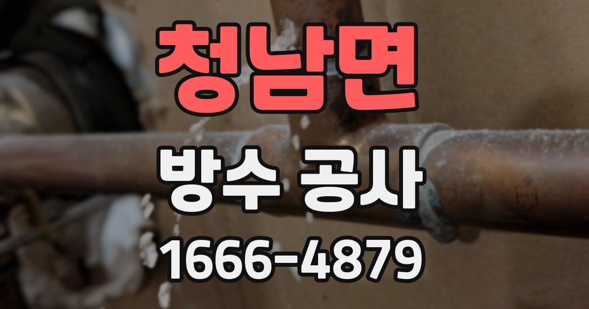 청남면 방수 공사